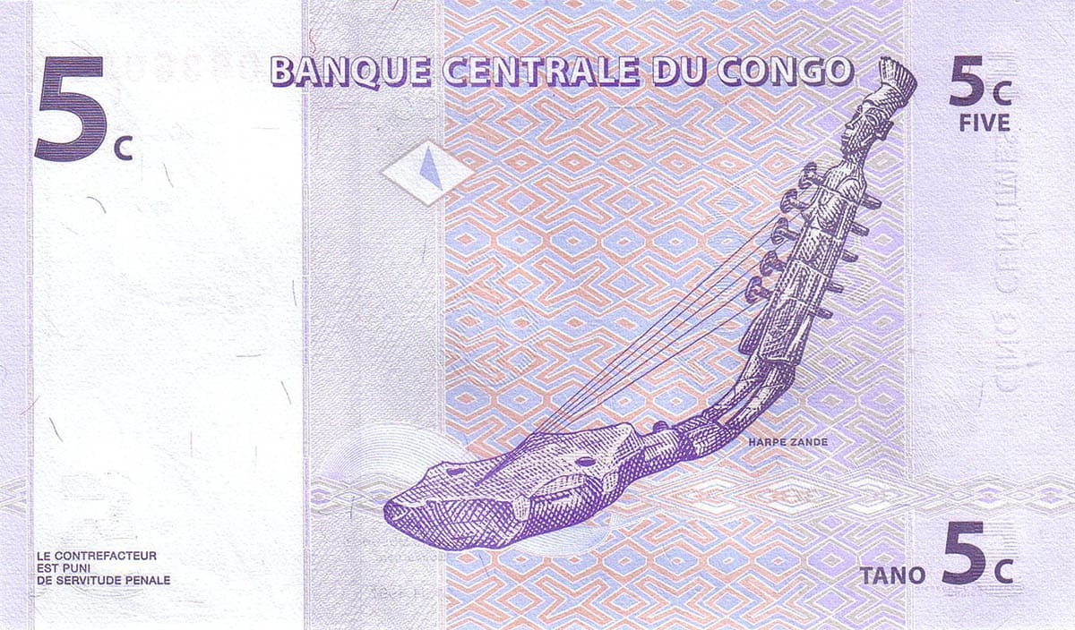 5 сантим  Конго 1997