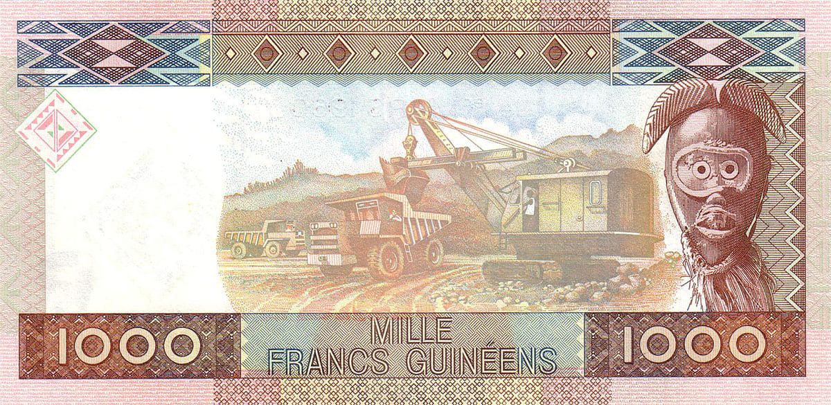 1000 франков Гвинеи 2010