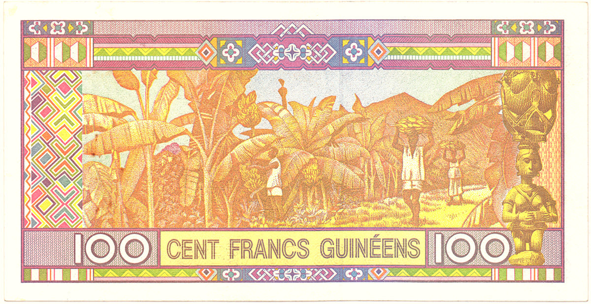 100 франков Гвинеи 2015