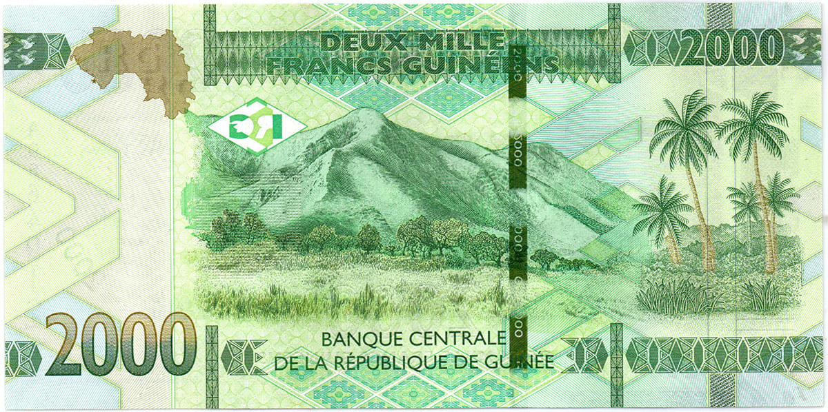 2000 франков Гвинеи 2018