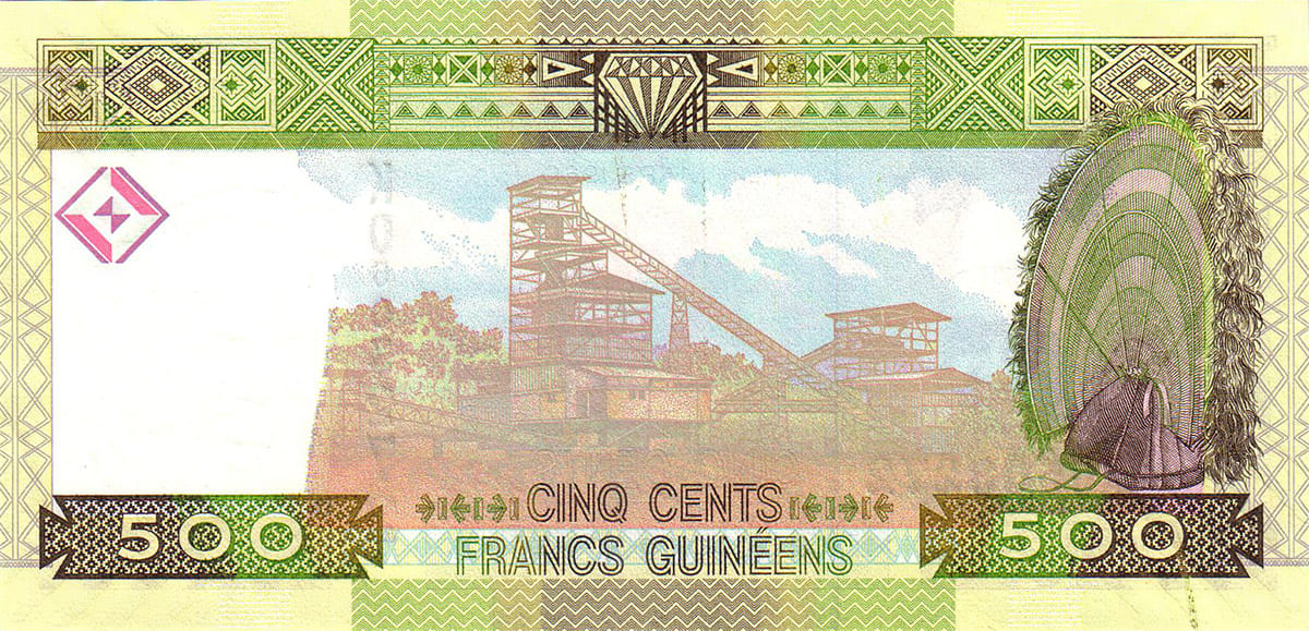 500 франков Гвинеи 2012