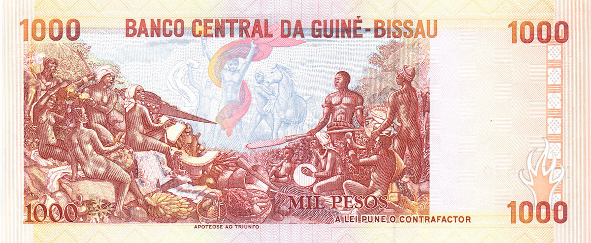 1000 песо Гвинея-Биссау 1993