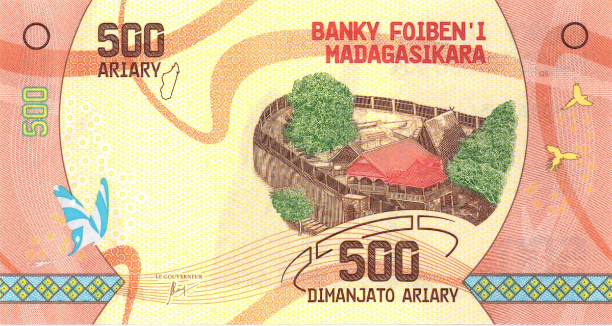 500 ариари  Мадагаскара 2017