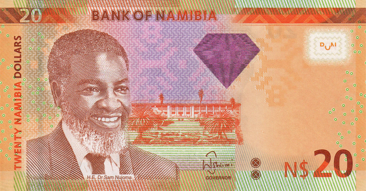 20 долларов Намибии 2013