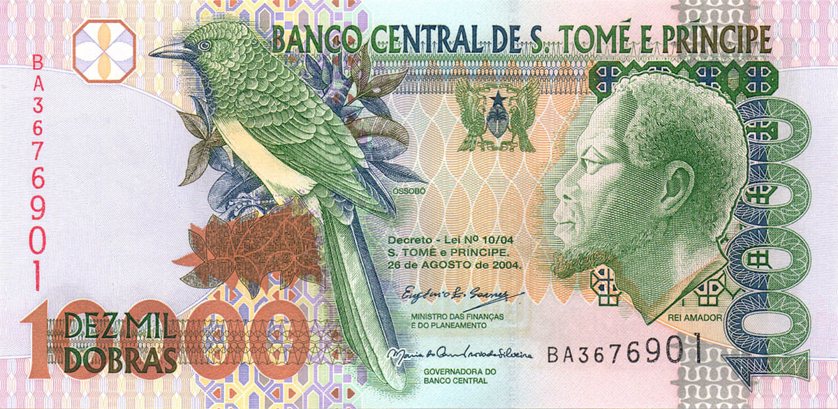 10 000 добр Сан-Томе и Принсипи 2004