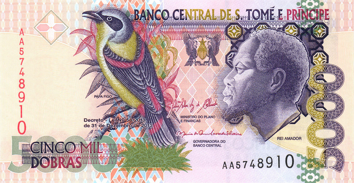 5000 добр Сан-Томе и Принсипи 2013