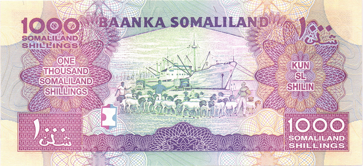 1000 шиллингов Сомалиленда 2011