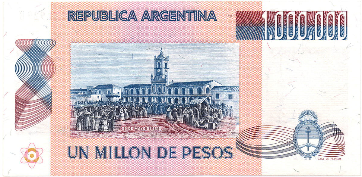 1 000 000 песо Аргентины 1981