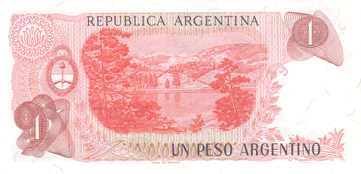 1 песо Аргентины 1983