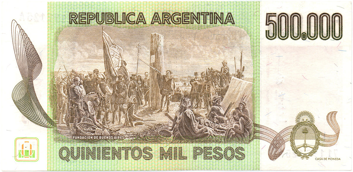 500 000 песо Аргентины 1981