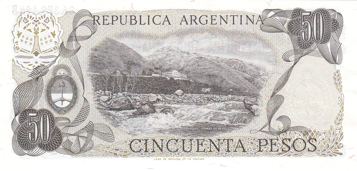  50 песо Аргентины 1976