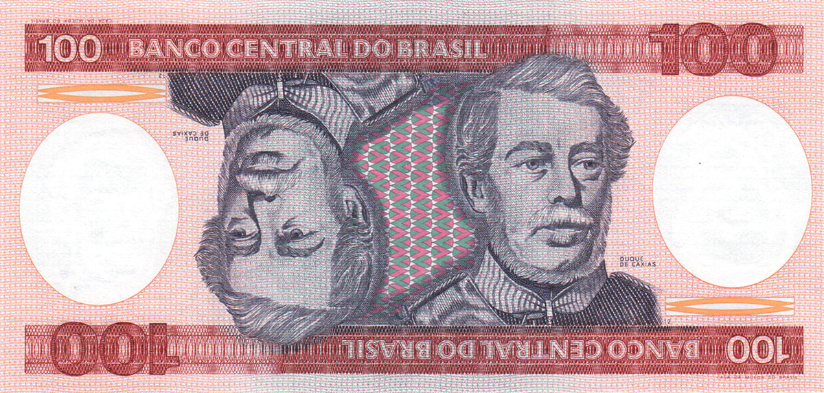 100 крузейро Бразилии 1984
