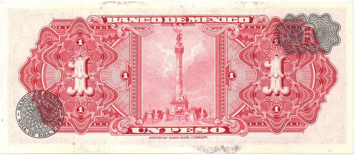 1 песо Мексики 1970