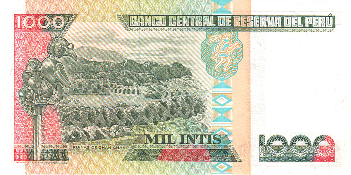 1000 инти Перу 1987