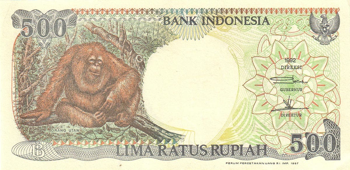 500 рупий Индонезии 1992