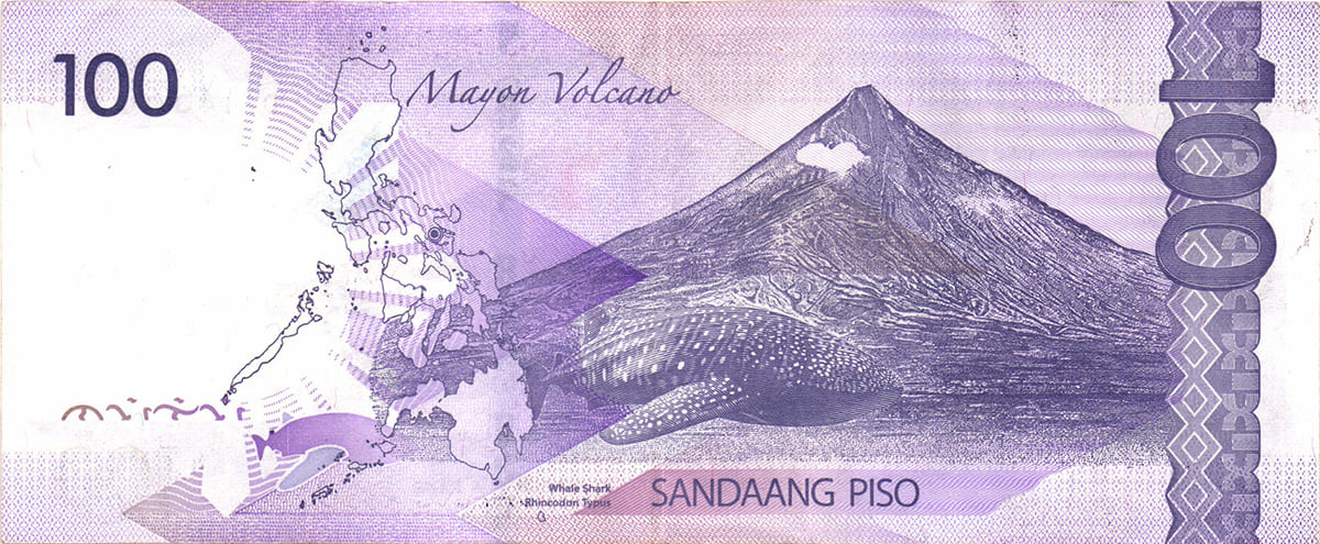 100 песо Филиппин 2017