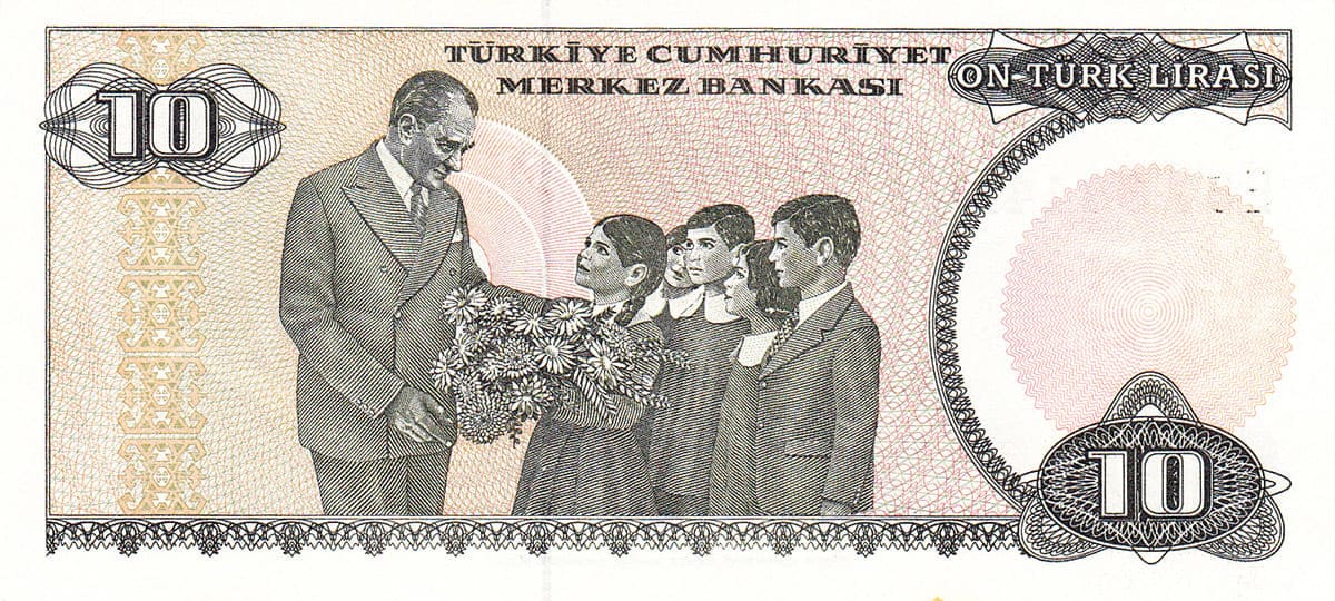 10 лир Турции 1979