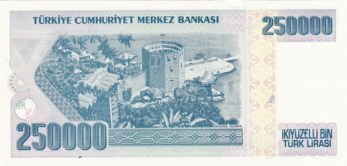250 000 лир Турции 1998