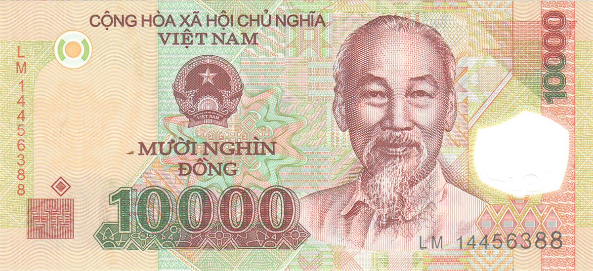 10 000 донг Вьетнама 2014