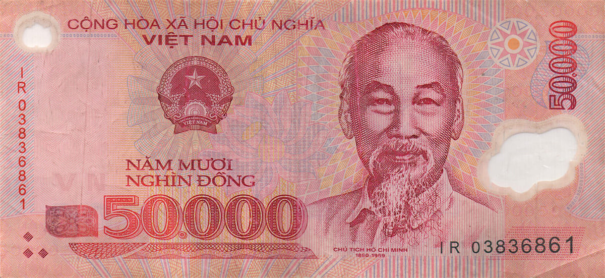 50 000 донг Вьетнама 2014