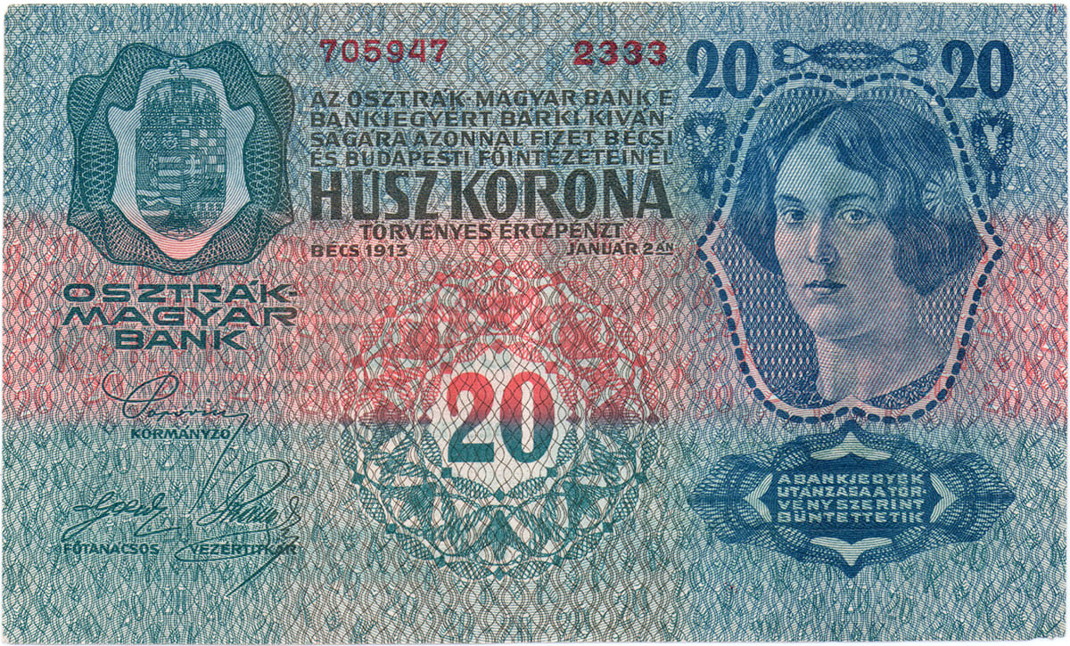 20 крон Австро-Венгрии 1913 20 крон Австро-Венгрии 1913