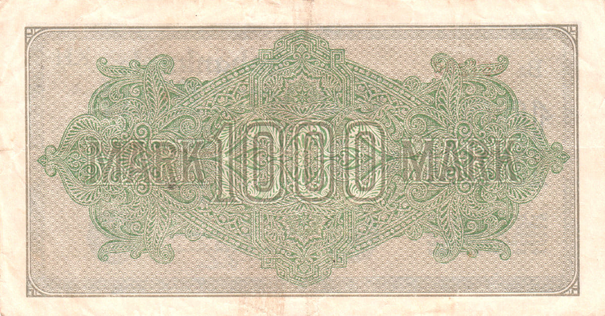 Германия. 1000 марок 1922 