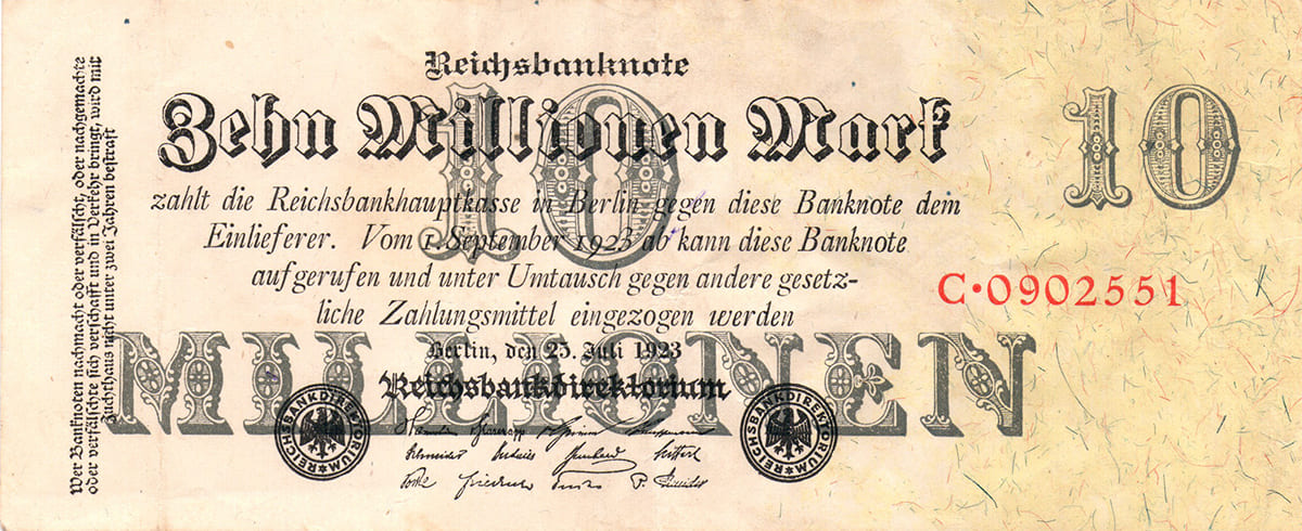 10 000 000 марок 1923 года Веймарской Республики