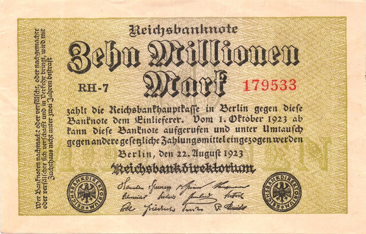 10 000 000 марок 1923 года Веймарской Республики