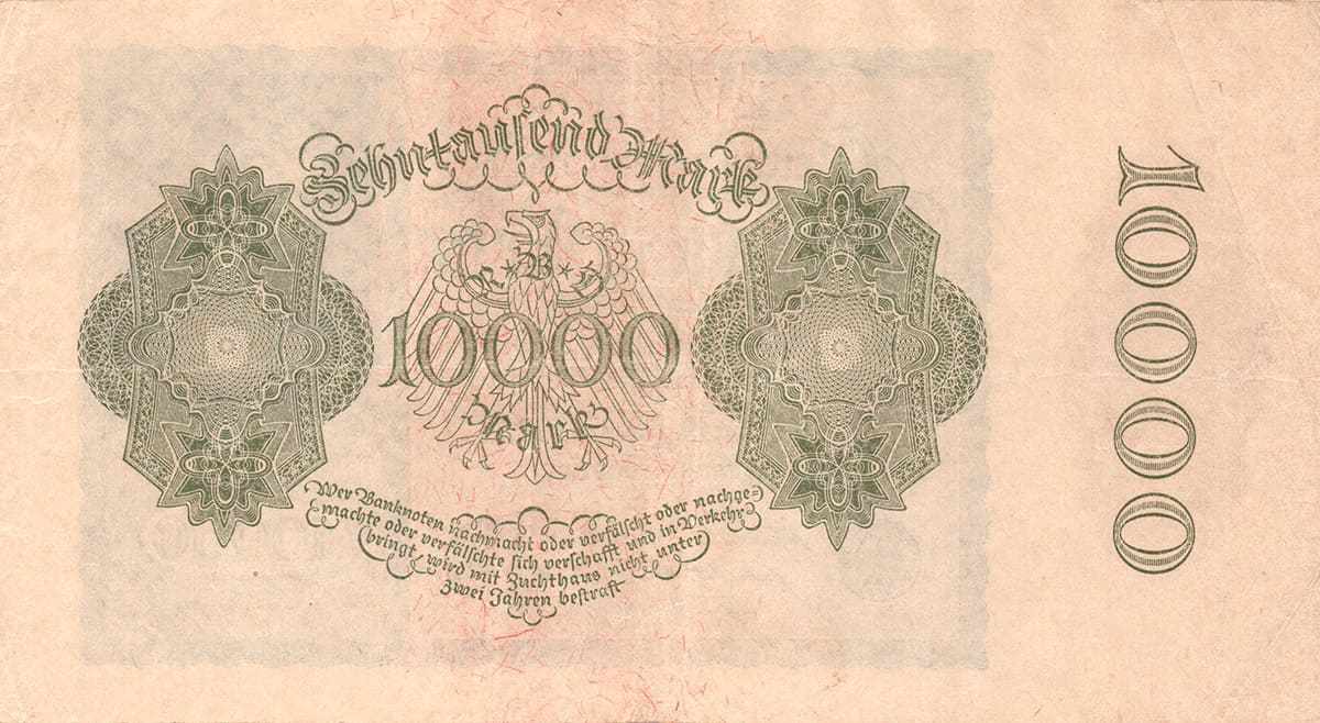 Германия. 10 000 марок 1922