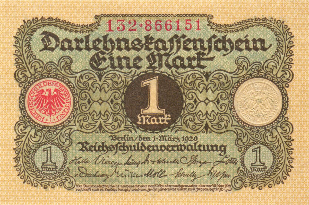 Германия. 1 марка 1920
