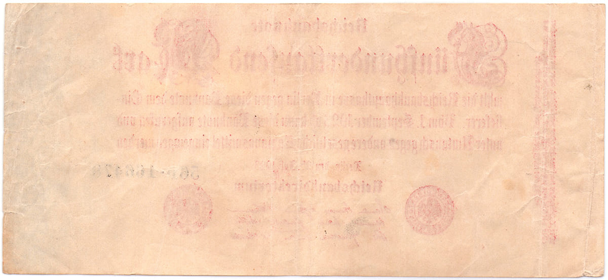 500 000 марок 1923 года Веймарской Республики