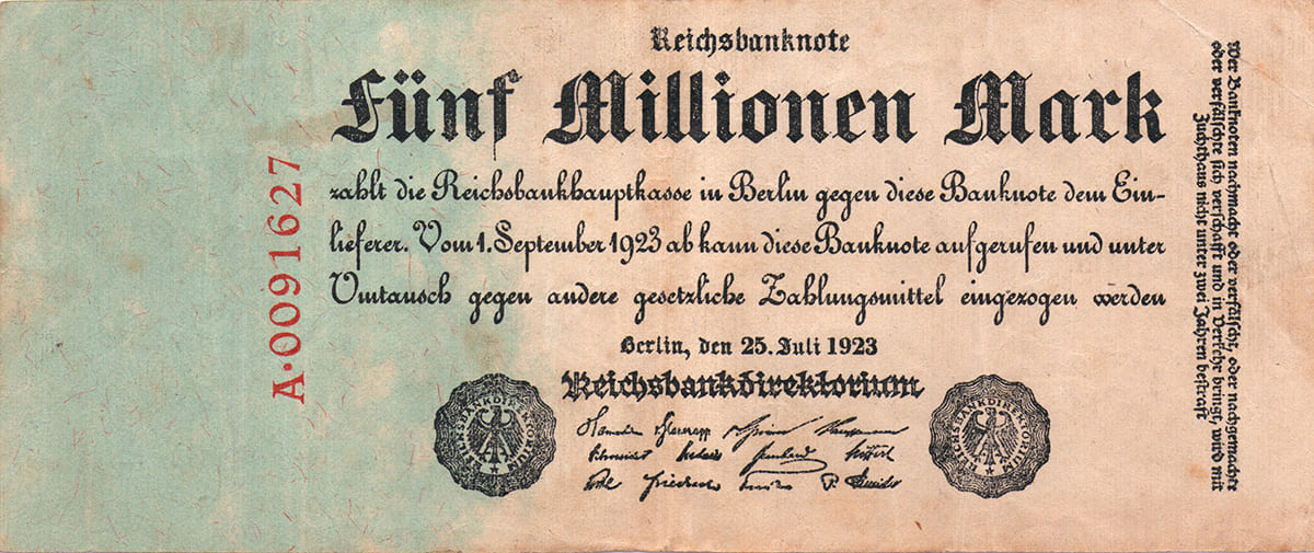 5 000 000 марок 1923 года Веймарской Республики