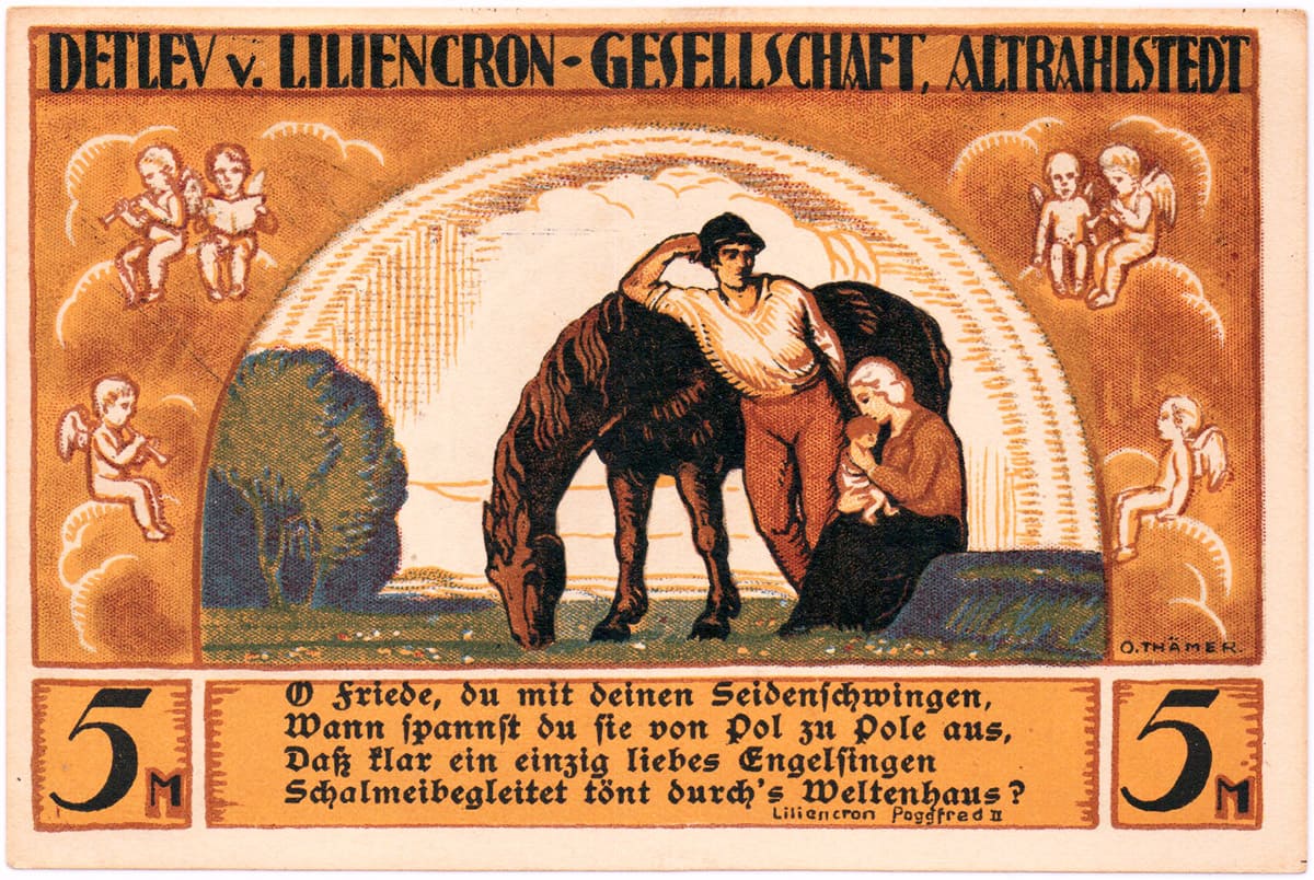 5 марок 1922 Altrahlstedt