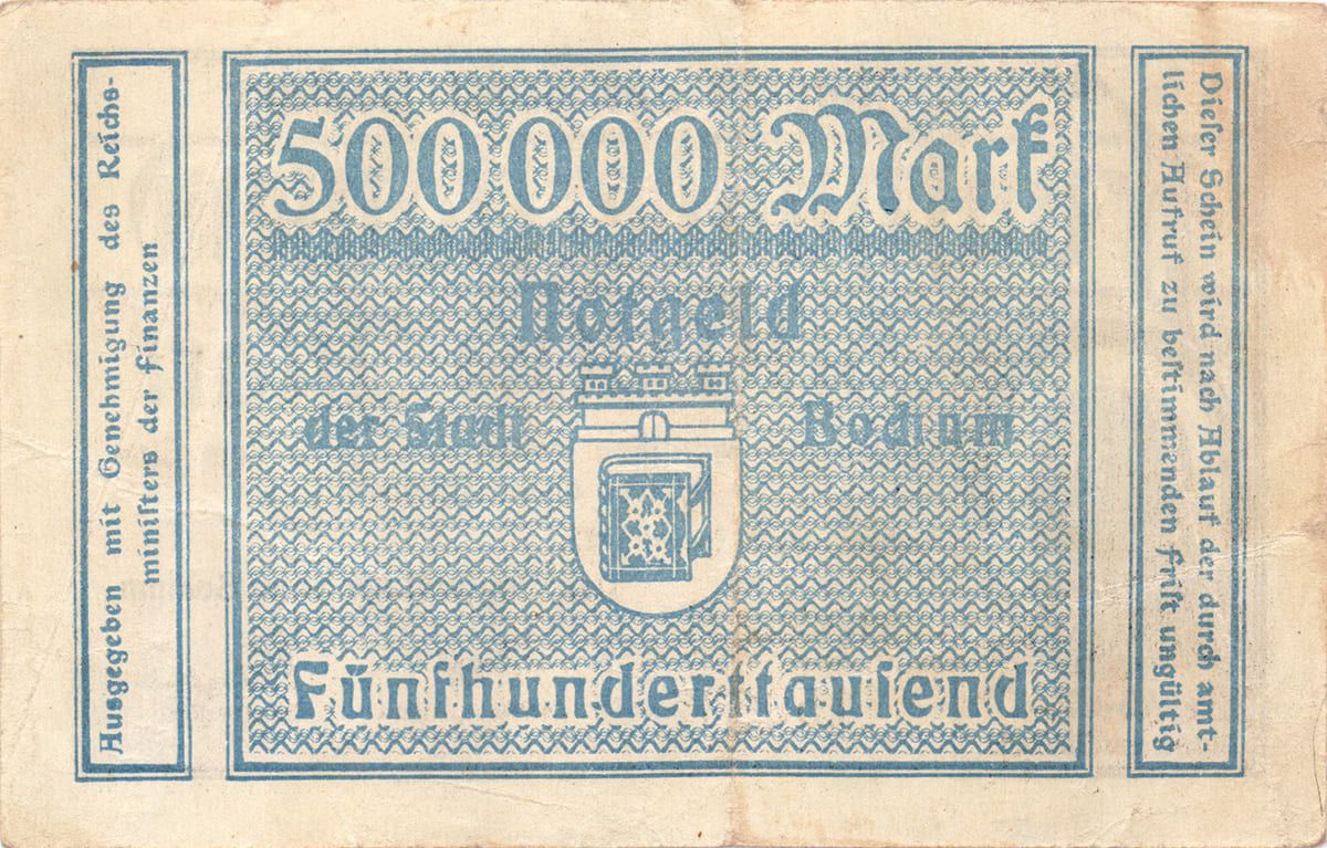 500 000 марок 1923 Notgeld der Stadt Bochum 