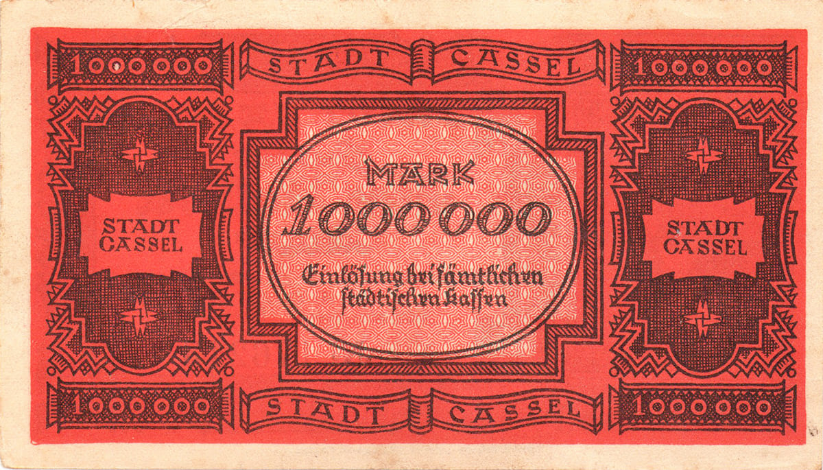 1 000 000 марок 1923 Stadt Cassel