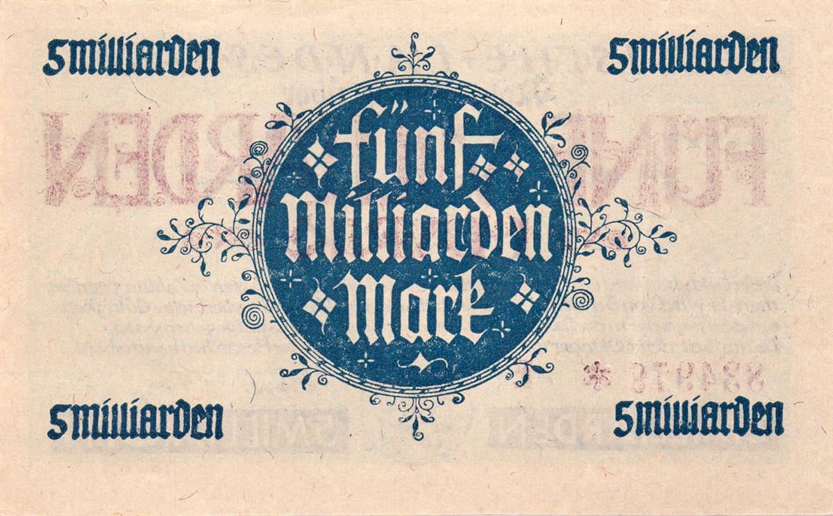 5 000 000 000 марок 1923 Hessische Landesbank