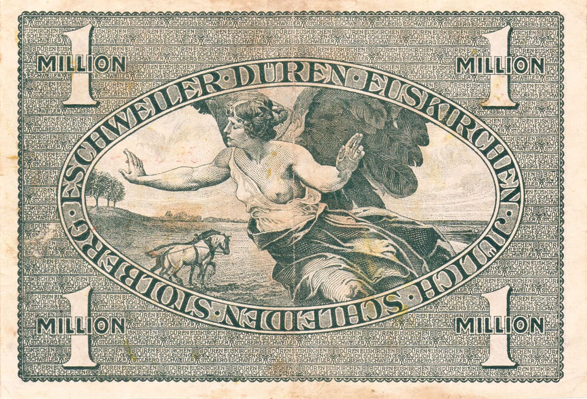 1 000 000 марок 1923 Düren, Euskirchen, Julich, Stolberg, Eschweiler