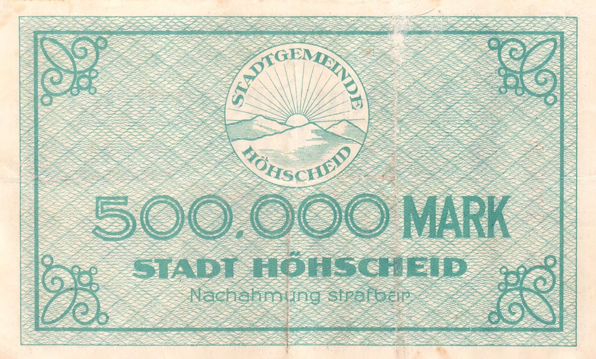 500 000 марок 1923 Stadt Herscheid