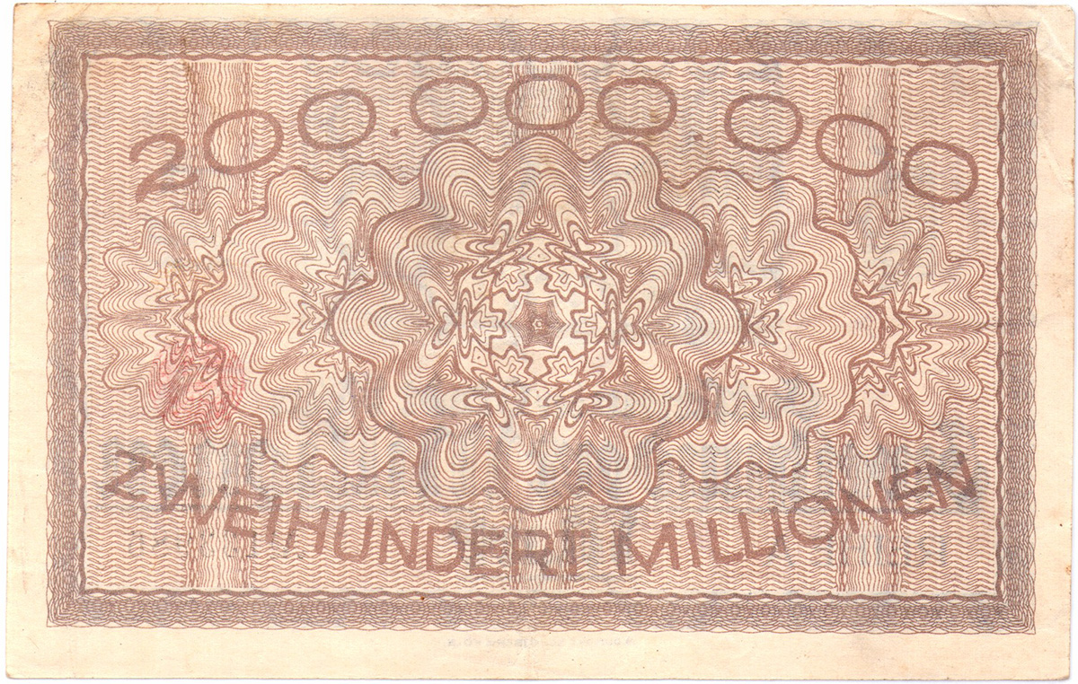 200 000 000 марок 1923 Stadt Köln