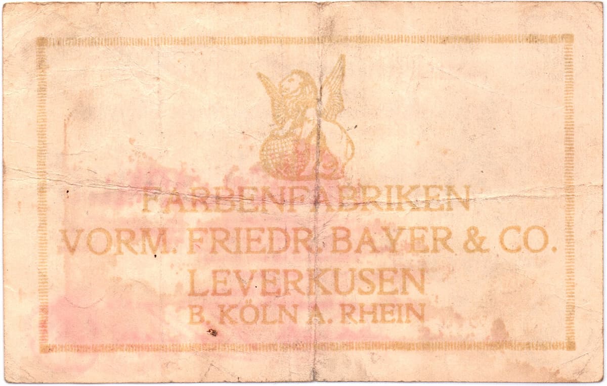 1 000 000 марок 1923 Friedrich Bayer & Company (Leverkusen)