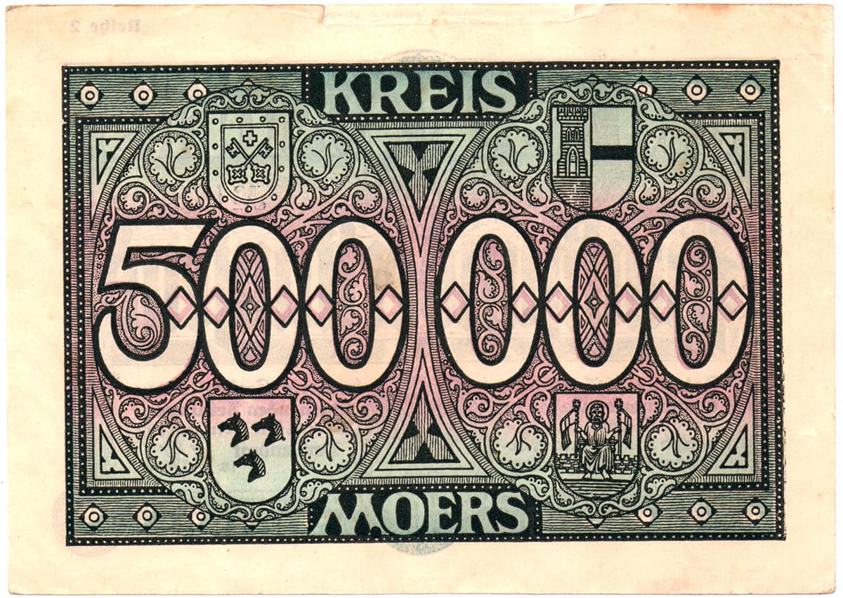 500 000 марок 1923 Kreiss Moers