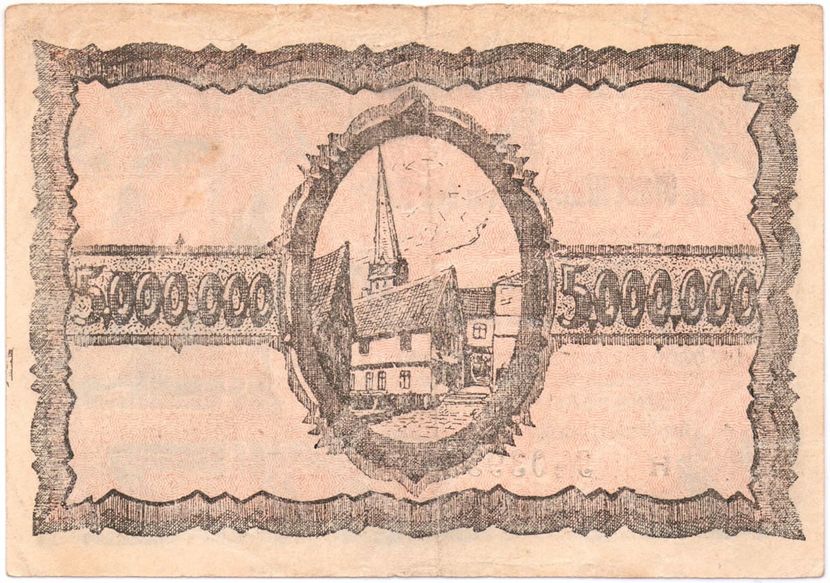 5 000 000 марок 1923 Stadt Mülheim an der Ruhr