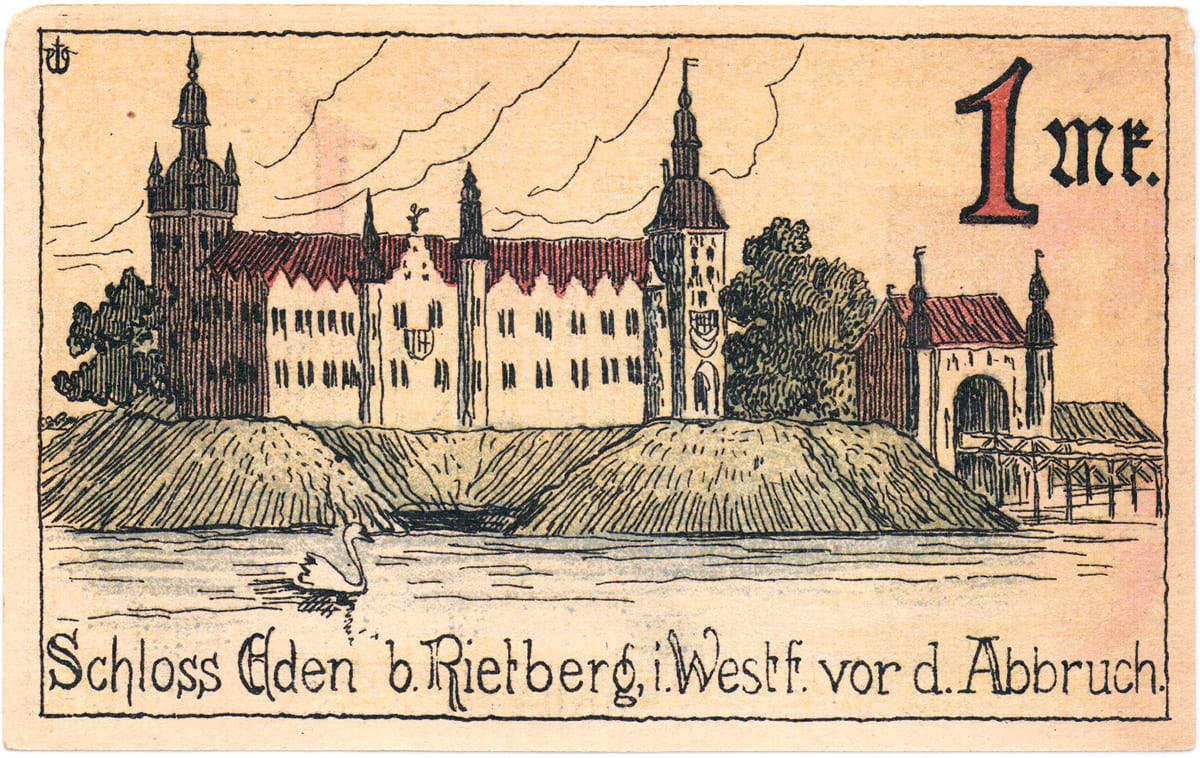 1 марка 1921 Stadt Rietberg