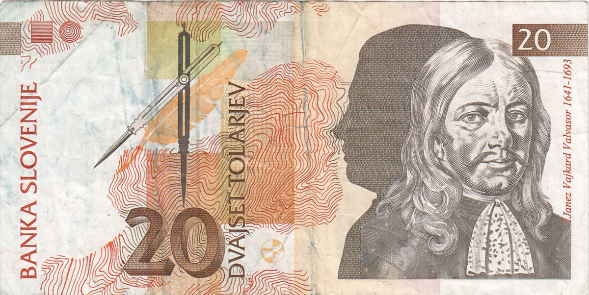 20 толаров Словакии 1992