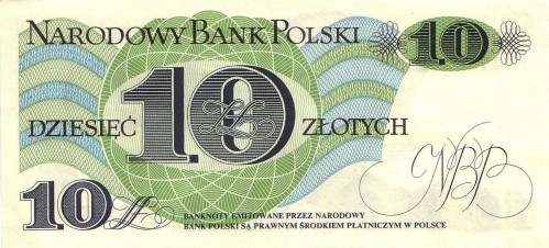 10 польских злотых 1982 10 польских злотых 1982