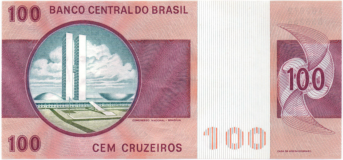 100 крузейро Бразилии 1981