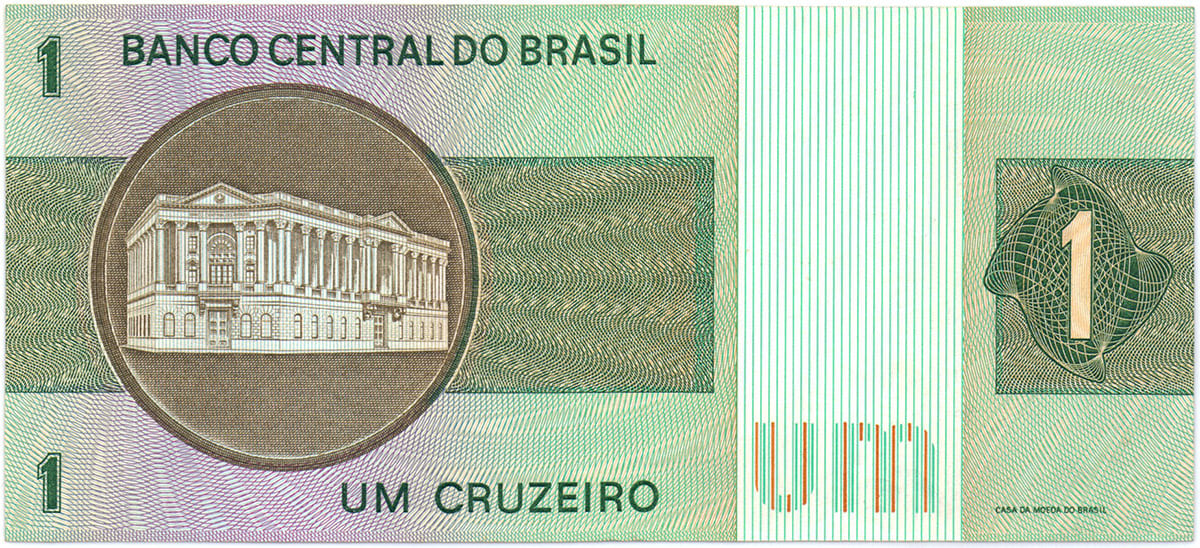 1 крузейро Бразилии 1970