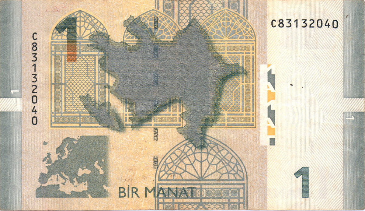 1 манат Азербайджана 2009