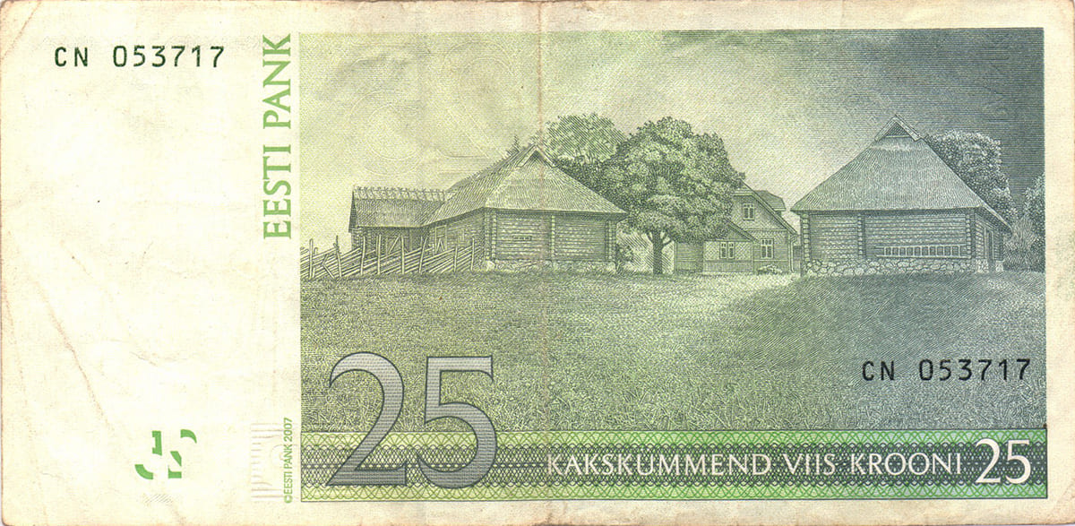25 крон Эстонии 2007